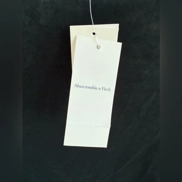 Abercrombie & Fitch Paloma Dark Green Long Sleeve Velvet Dress • M • NWT - Picture 6 of 8